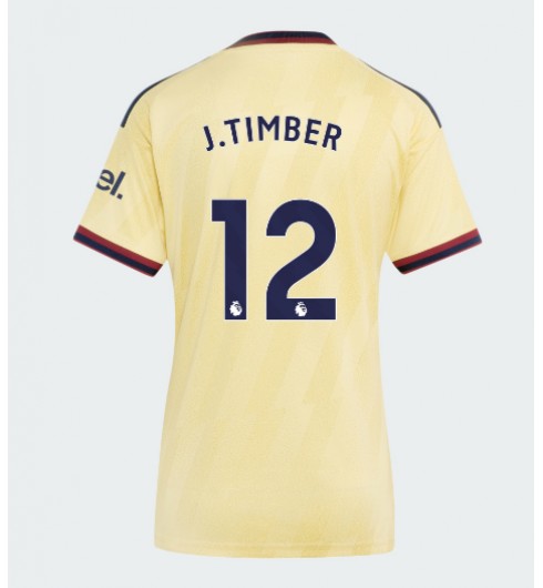 Arsenal Jurrien Timber #12 Alternativní Dres pro Dámské 2026-27 Krátký Rukáv Arsenal Jurrien Timber #12 Alternativní Dres pro Dámské 2026-27 Krátký Rukáv